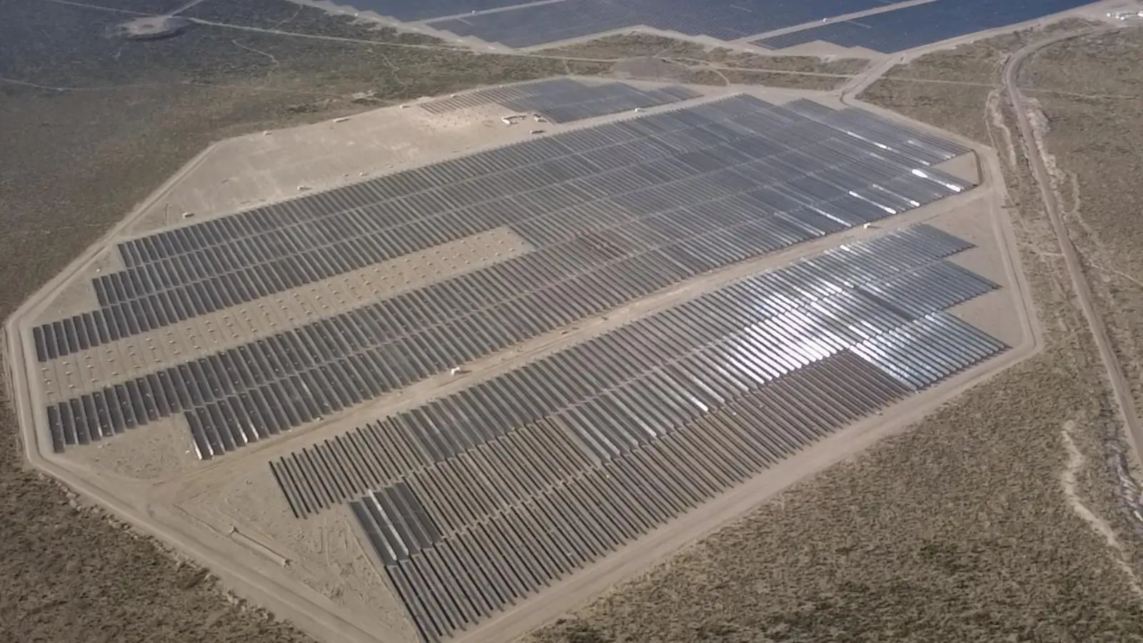 Vista aérea de Parque Solar San Rafael (Ampliación)