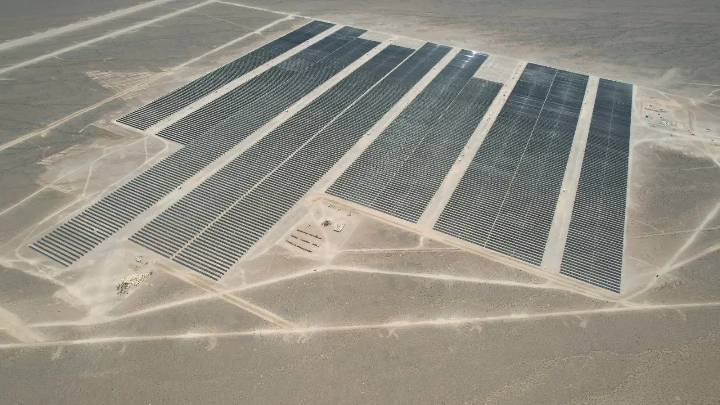 Vista aérea de Parque Solar Tocota III